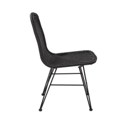 CASA Vienna Silla De Comedor Negro Clearance