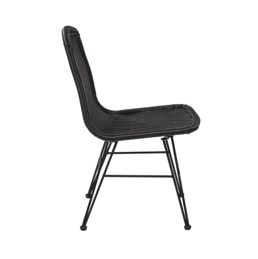 CASA Vienna Silla De Comedor Negro Clearance