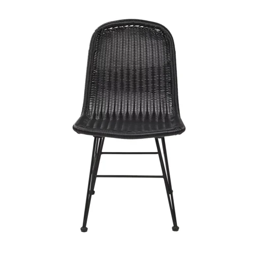 CASA Vienna Silla De Comedor Negro Clearance