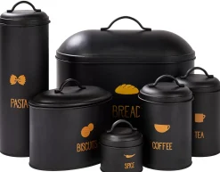 CASA Vira Fiambrera Para Galletas Negro Clearance