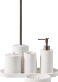 CASA White Elegance Cepillo Wc En Soporte Blanco, Plateado Sale
