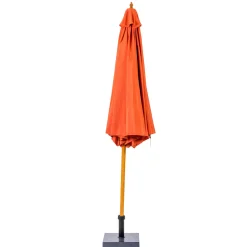 CASA Wood Parasol Sin Pie De Color Oxido Flash Sale