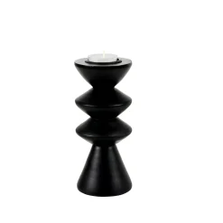 CASA Zigzag Soporte Para Vela Pequena Negro Online